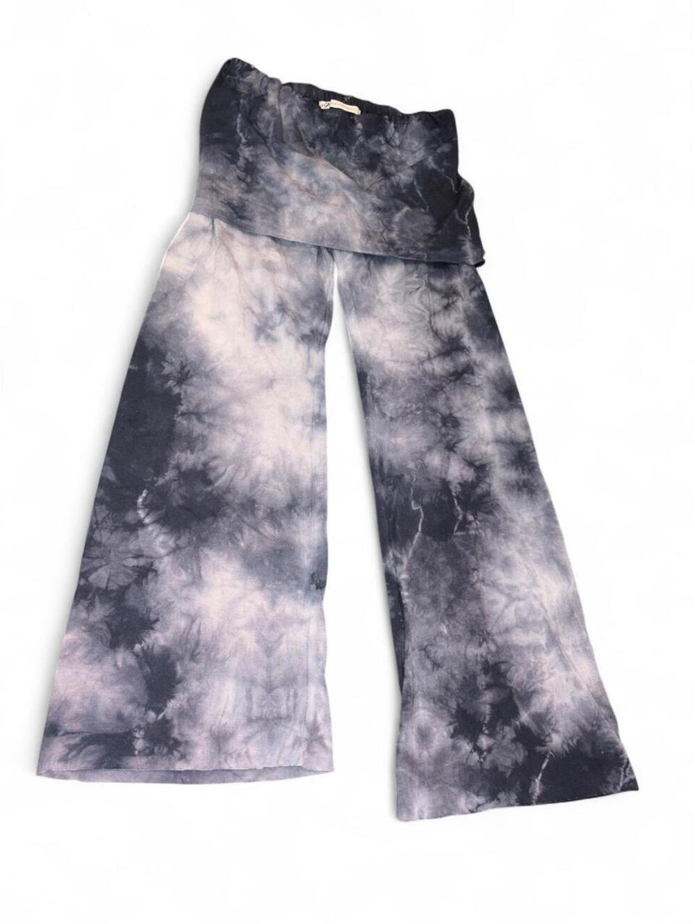 LVR Fashion Organic Tie-Dye Wide Leg Palazzo Pants